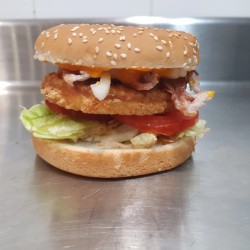 Menu CHICKEN CAESAR BURGER